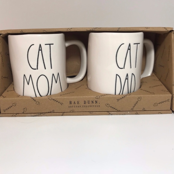 cat mom cat dad mugs